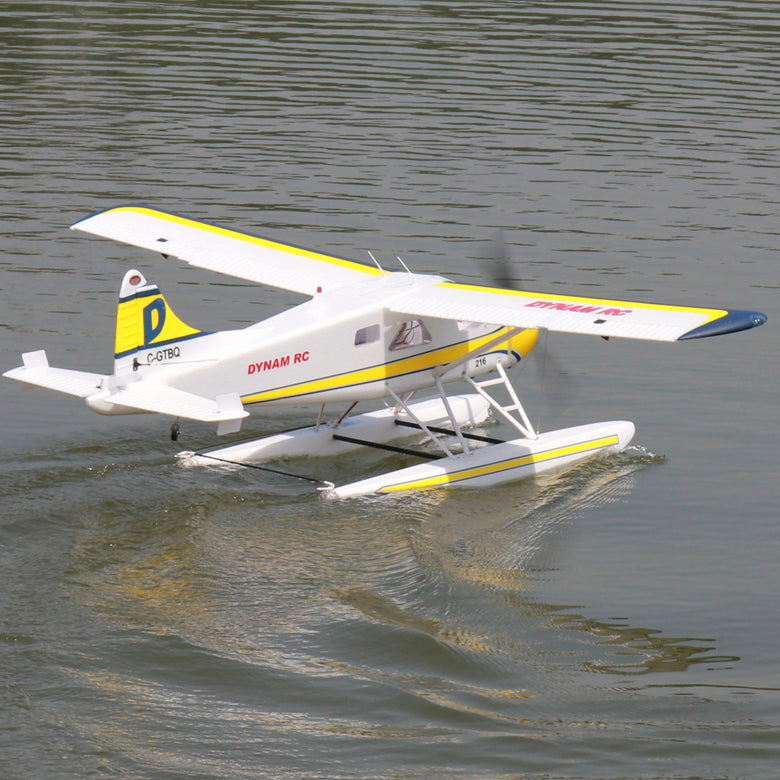Dynam DHC-2 Beaver V2 Blue 4S Sea/Land STOL RC Float Plane 1.5m w/ Flaps