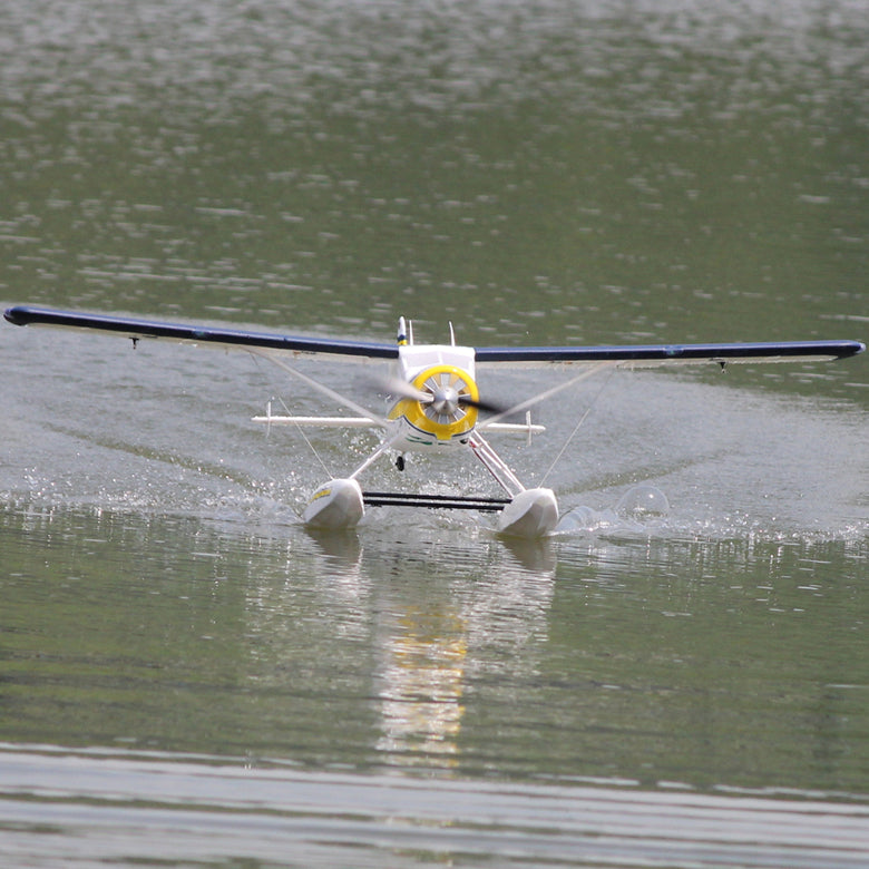 Dynam DHC-2 Beaver V2 Blue 4S Sea/Land STOL RC Float Plane 1.5m w/ Flaps