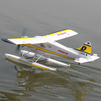 Dynam DHC-2 Beaver V2 Blue 4S Sea/Land STOL RC Float Plane 1.5m w/ Flaps
