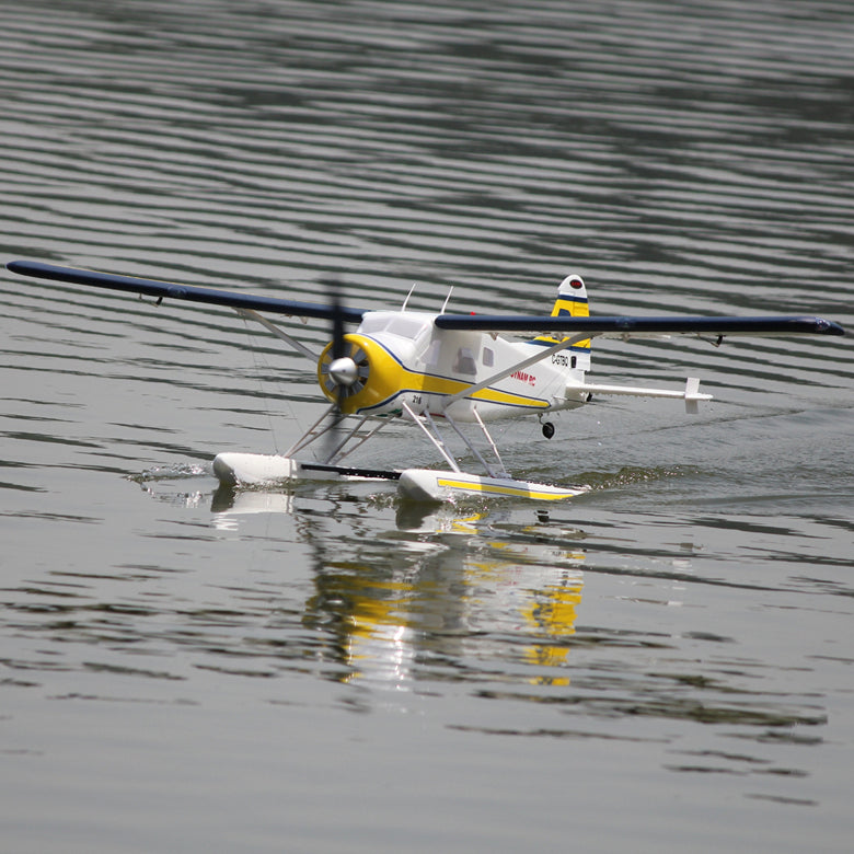 Dynam DHC-2 Beaver V2 Blue 4S Sea/Land STOL RC Float Plane 1.5m w/ Flaps