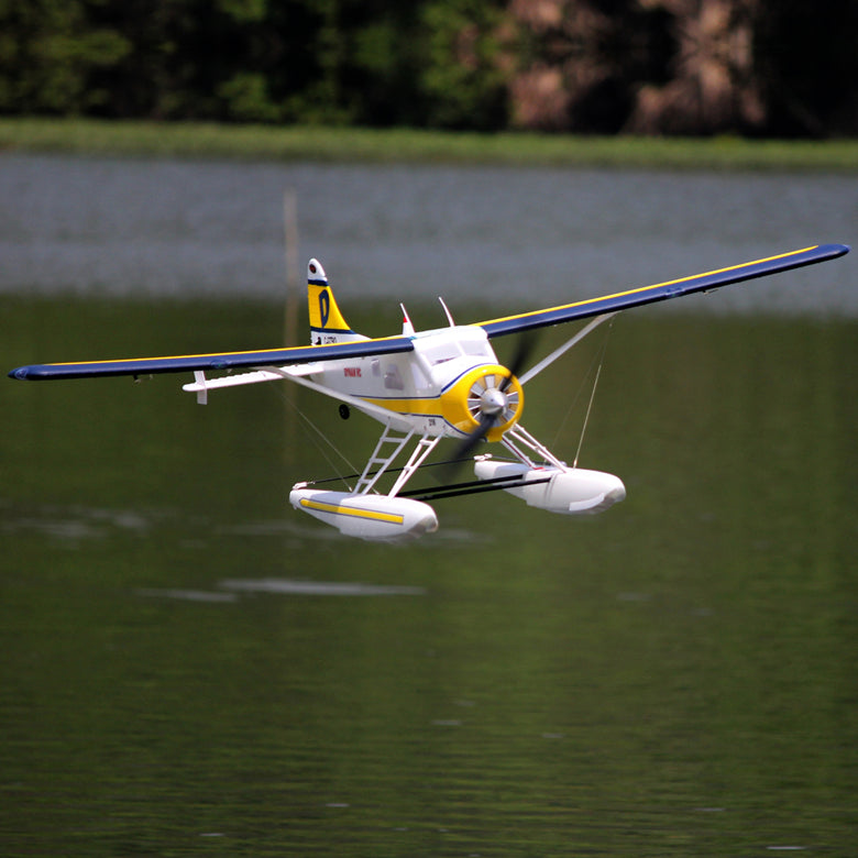 Dynam DHC-2 Beaver V2 Blue 4S Sea/Land STOL RC Float Plane 1.5m w/ Flaps
