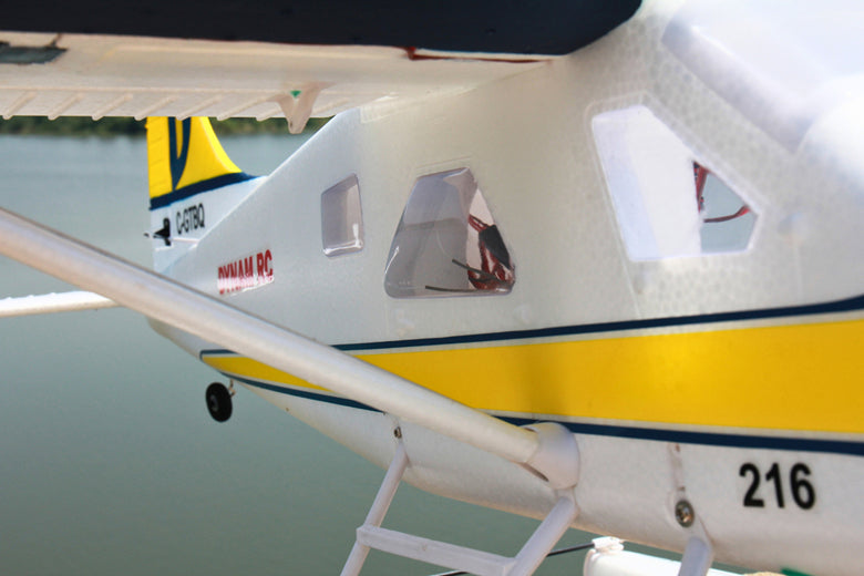 Dynam DHC-2 Beaver V2 Blue 4S Sea/Land STOL RC Float Plane 1.5m w/ Flaps