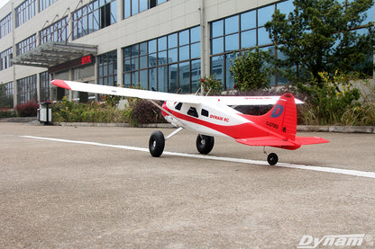 Dynam DHC-2 Beaver V2 Red 4S Sea/Land STOL RC Float Plane 1.5m w/ Flaps