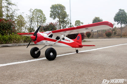 Dynam DHC-2 Beaver V2 Red 4S Sea/Land STOL RC Float Plane 1.5m w/ Flaps
