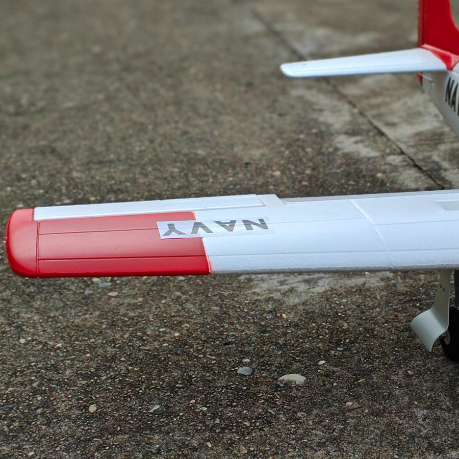 Dynam T-28 Trojan V2 Red 4S RC Warbird 1.3m w/ Flaps