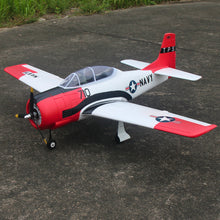 Dynam T-28 Trojan V2 Red 4S RC Warbird 1.3m w/ Flaps