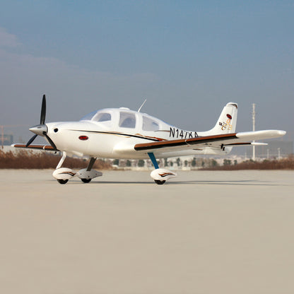 Dynam Cirrus SR22 V3 White Trainer 3S/4S  RC Scale Aircraft 1.4m