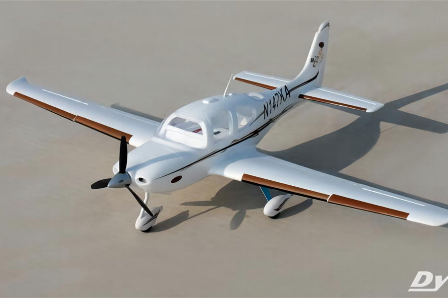Dynam Cirrus SR22 V3 White Trainer 3S/4S  RC Scale Aircraft 1.4m