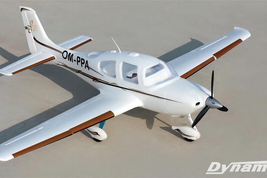 Dynam Cirrus SR22 V3 White Trainer 3S/4S  RC Scale Aircraft 1.4m