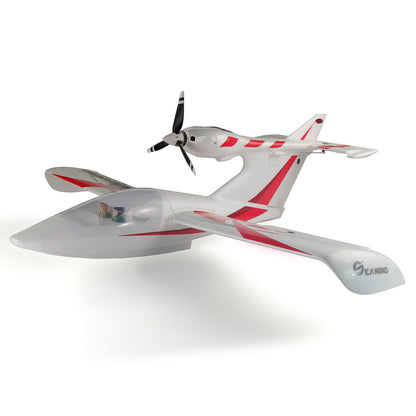 Pre-Order Dynam Seawind V2 Red 4S RC Beginner Seaplane 1220mm Wingspan w/o Landing Gear