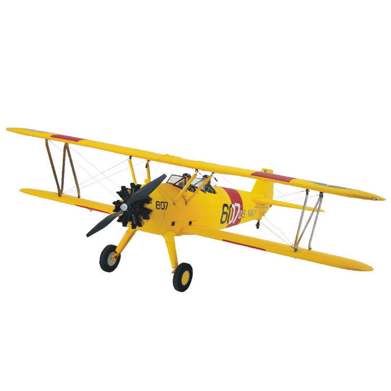 Dynam Stearman PT-17 Yellow 4S RC Biplane 1.3m Wingspan