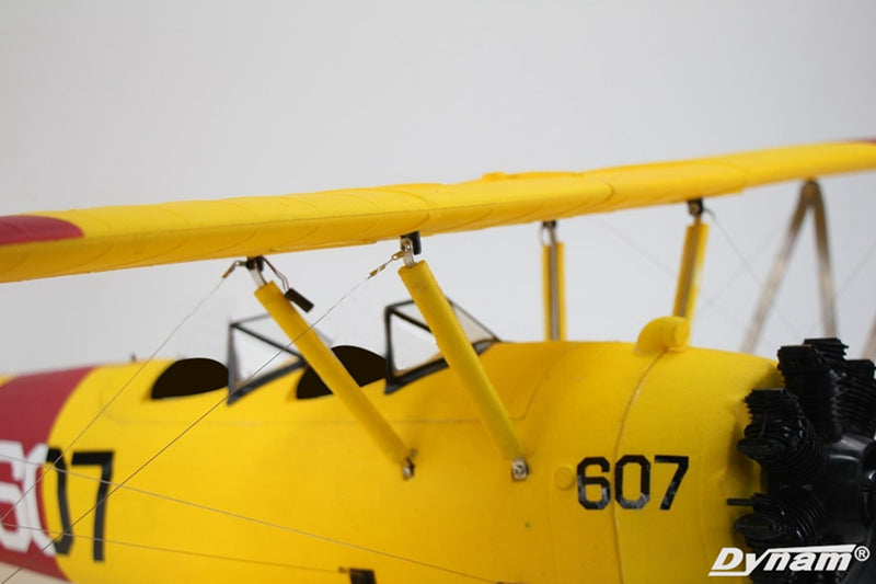 Dynam Stearman PT-17 Yellow 4S RC Biplane 1.3m Wingspan