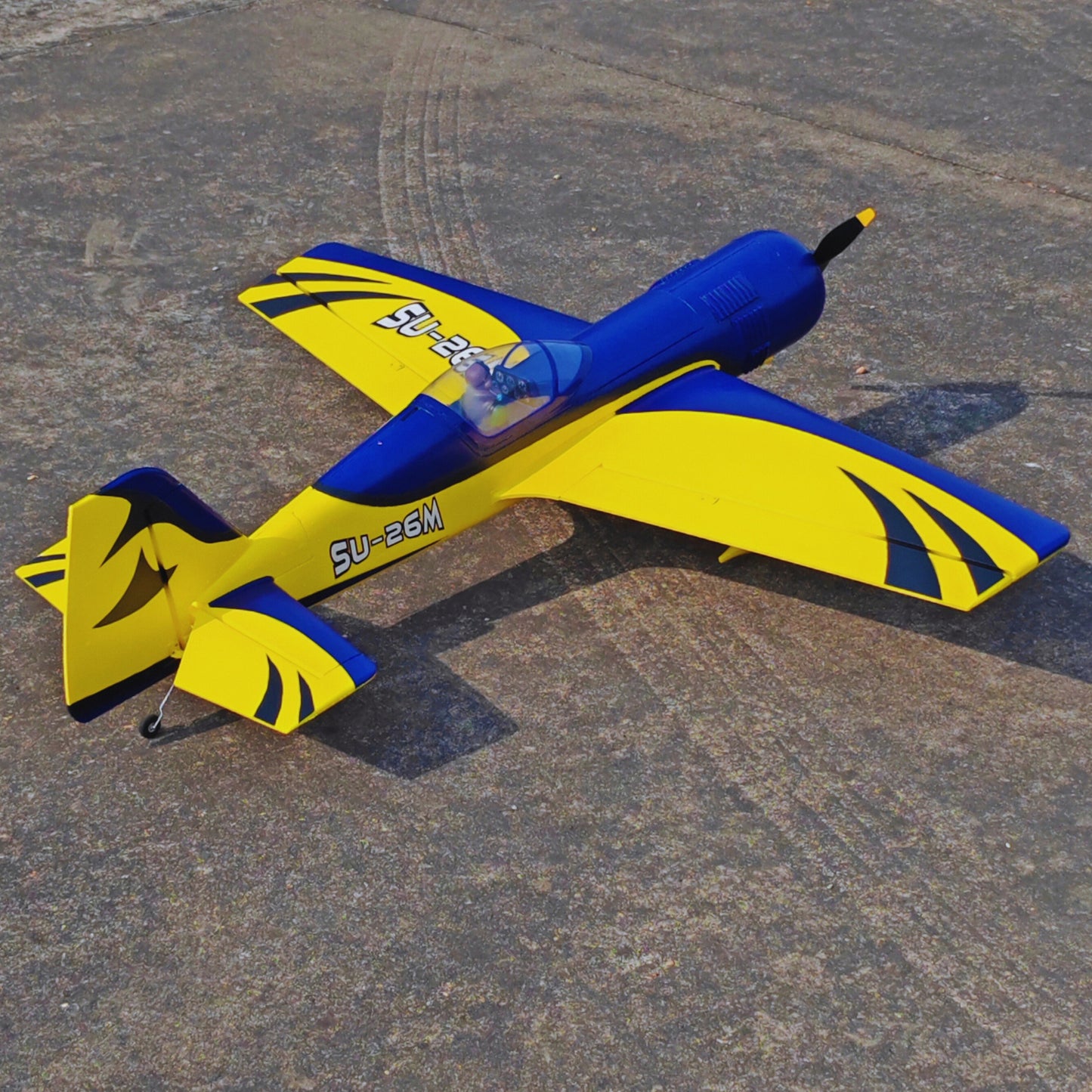 Dynam 1.2m 3D Sport Sukhoi SU-26M V2 Blue 4S Aerobatic RC Plane