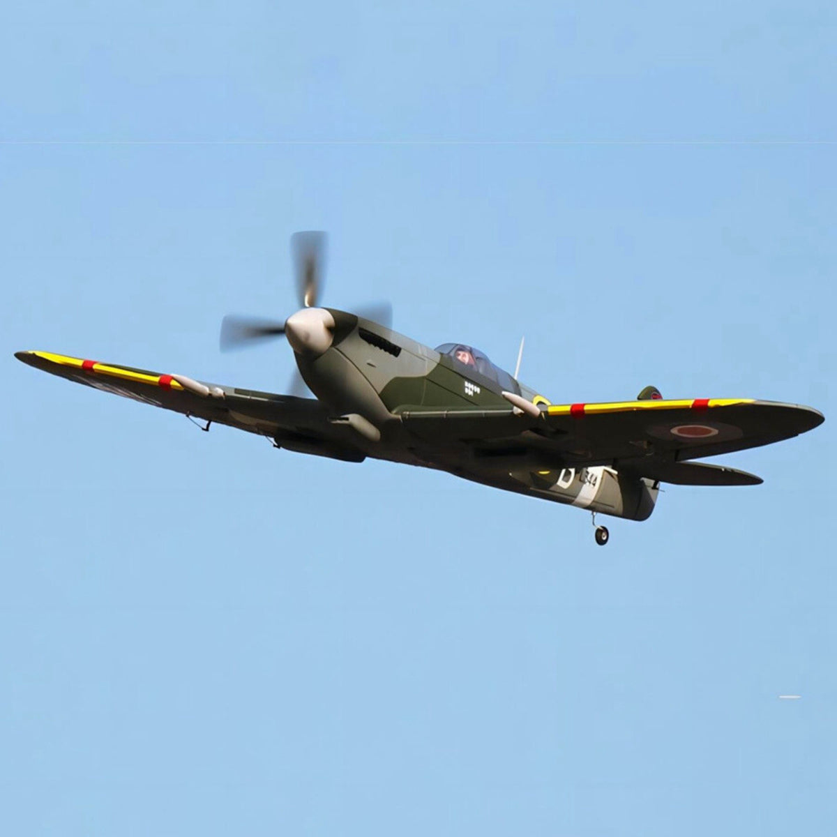 Dynam Supermarine Spitfire V3 RC Warbird 1,2 m vingefang med flaps