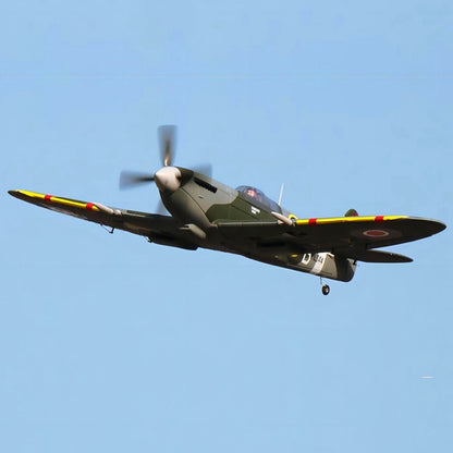 Dynam Supermarine Spitfire V3 RC Warbird 1,2 m vingefang med flaps