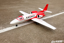 Dynam Cessna 550 Turbo Jet V2 Red 4S 64mm EDF RC Jet w/ Flaps
