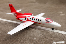Dynam Cessna 550 Turbo Jet V2 Red 4S 64mm EDF RC Jet w/ Flaps