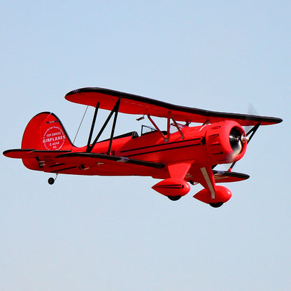 Dynam Red Waco YMF-5D V2 4S RC Biplane 1.3m Wingspan