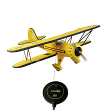 One-Click Return Home Dynam Waco YMF-5D V2 Gul Biplan SRTF-Pro med GAVIN-8CH TX og SR86A-G GPS Autopilot Modtager