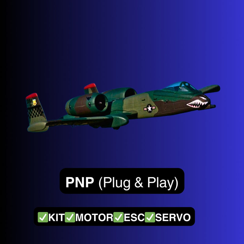 Dynam A-10 Thunderbolt II V2 Green 4S Twin 64mm RC EDF Jet
