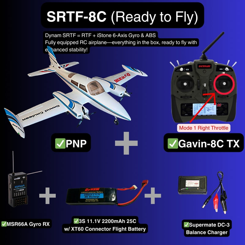 Dynam 1.3m Cessna 310 Grand Cruiser V2 Blue Twin-Motor RC Scale Airplane