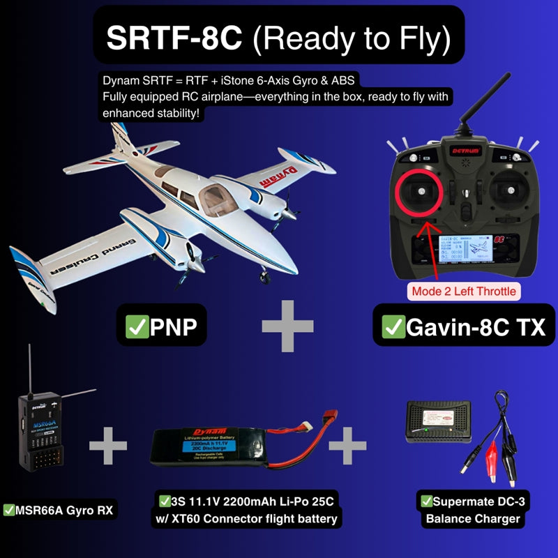 Dynam 1.3m Cessna 310 Grand Cruiser V2 Blue Twin-Motor RC Scale Airplane