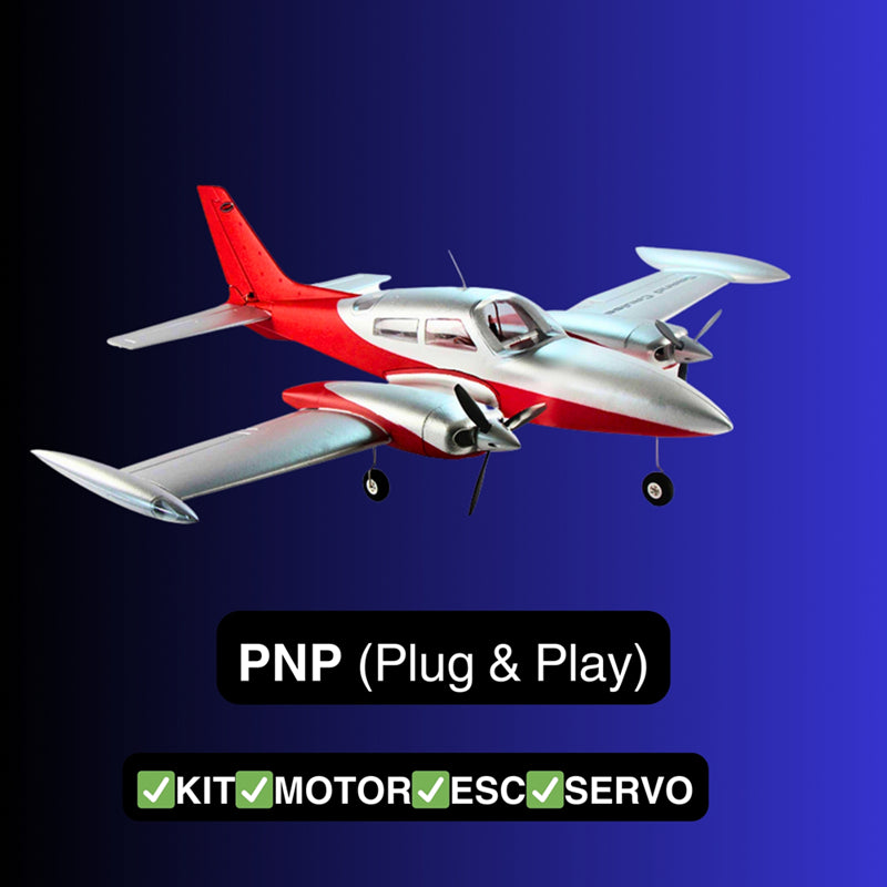 Dynam Cessna 310 Grand Cruiser V2 Red Twin Motor RC Scale Airplane 1.3m