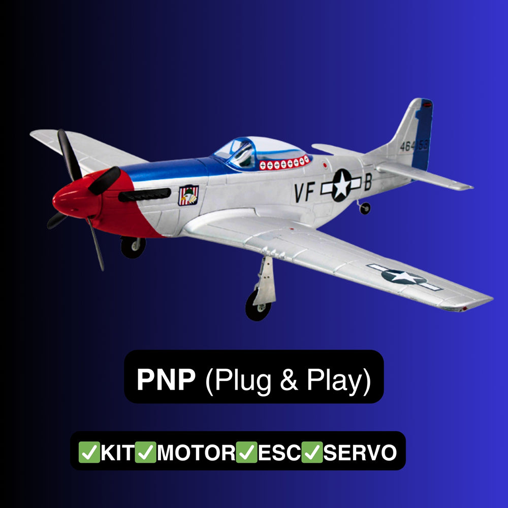 Dynam P-51 Mustang V2 Fred Glover RC Warbird 1.2m Wingspan