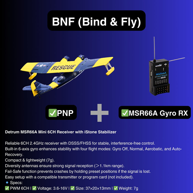 Dynam 1.5m PBY Catalina V2 Blue Twin-Engine RC Float Plane