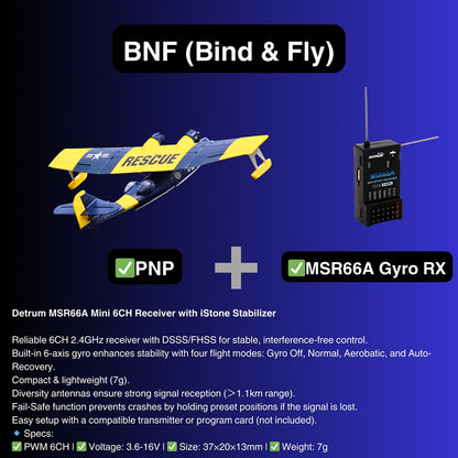 Dynam 1.5m PBY Catalina V2 Blue Twin-Engine RC Float Plane