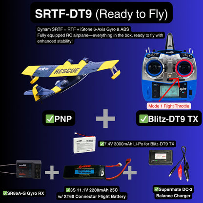 Dynam 1.5m PBY Catalina V2 Blue Twin-Engine RC Float Plane