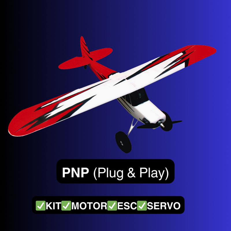 Dynam 1.5m Primo RC Starter Trainer Red STOL Bigfoot 4S w/ Flaps