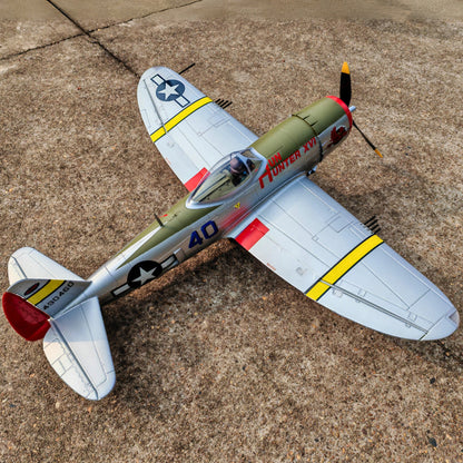 Dynam P-47D Thunderbolt V2 Hun Hunter XVI 4S RC Warbird 1.22m w/ Flaps