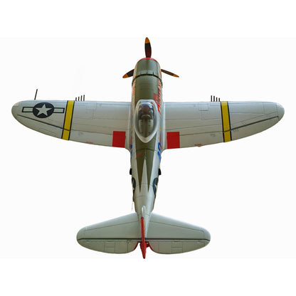 Dynam P-47D Thunderbolt V2 Hun Hunter XVI 4S RC Warbird 1.22m w/ Flaps