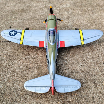 Dynam P-47D Thunderbolt V2 Hun Hunter XVI 4S RC Warbird 1.22m w/ Flaps