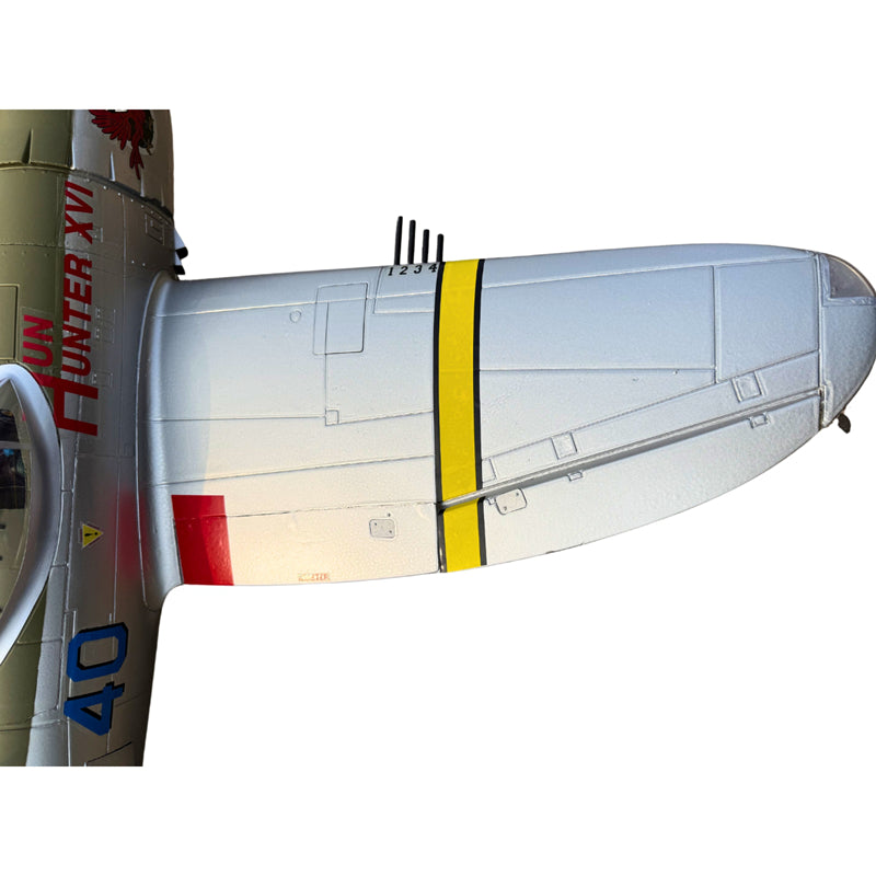 Dynam P-47D Thunderbolt V2 Hun Hunter XVI 4S RC Warbird 1.22m w/ Flaps