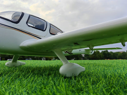 Dynam Cirrus SR22 V3 White Trainer 3S/4S  RC Scale Aircraft 1.4m