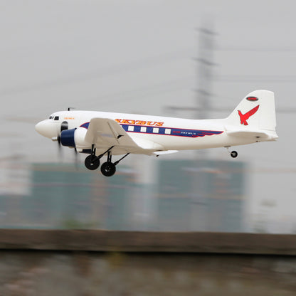 Dynam DC-3 Skybus White RC Warbird 1.5m Wingspan