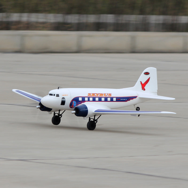 Dynam DC-3 Skybus White RC Warbird 1.5m Wingspan