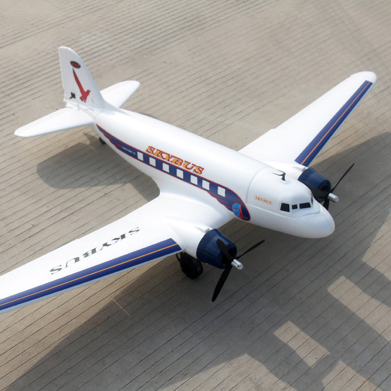 Dynam DC-3 Skybus White RC Warbird 1.5m Wingspan