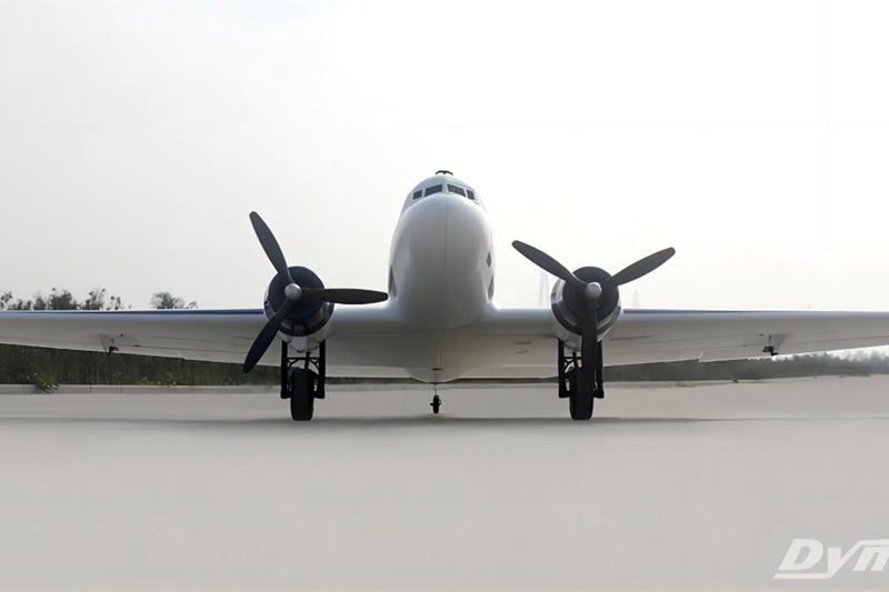 Dynam DC-3 Skybus White RC Warbird 1.5m Wingspan