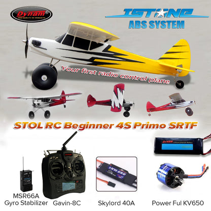 Dynam Primo RC Starter Trainer 4S Yellow STOL Bigfoot 1.5m Wingspan w/ Flaps
