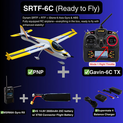 Dynam 1.5m Smart 3D Trainer V2 4S RC 3D Foam Aerobatic Sport Plane