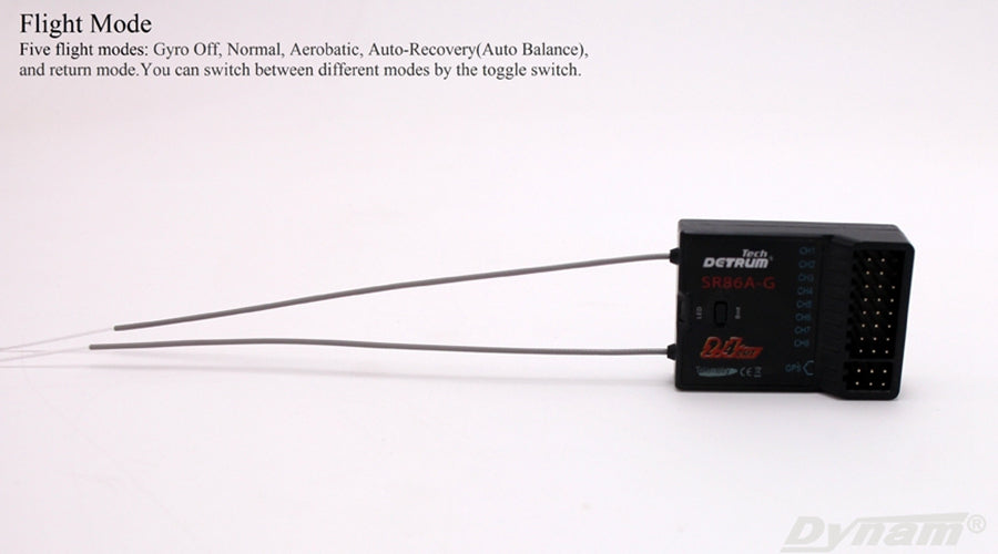 Detrum GAVIN-8C 8CH RC Transmitter w/ SR86A-G GPS Autopilot Telemetry Receiver