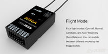 Detrum Black Blitz-DT9 9CH Smart Programming/Telemetry RC Transmitter w/ iStone SR86A Stabilizer Receiver