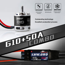 TomCat G10 3514-1150KV motor med Skylord 50A ESC-kombinationssæt