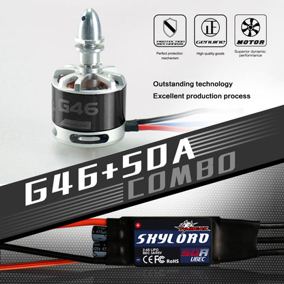 TomCat G46 5020-680KV Motor w/ Skylord 50A ESC Combo Set