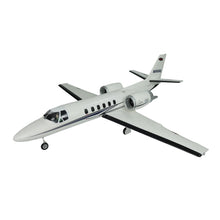 🌟🎉  Upgraded! Pre-Order Dynam Cessna 550 Turbo Jet V3 White 4S Twin 64mm RC EDF Jet w/ Flaps