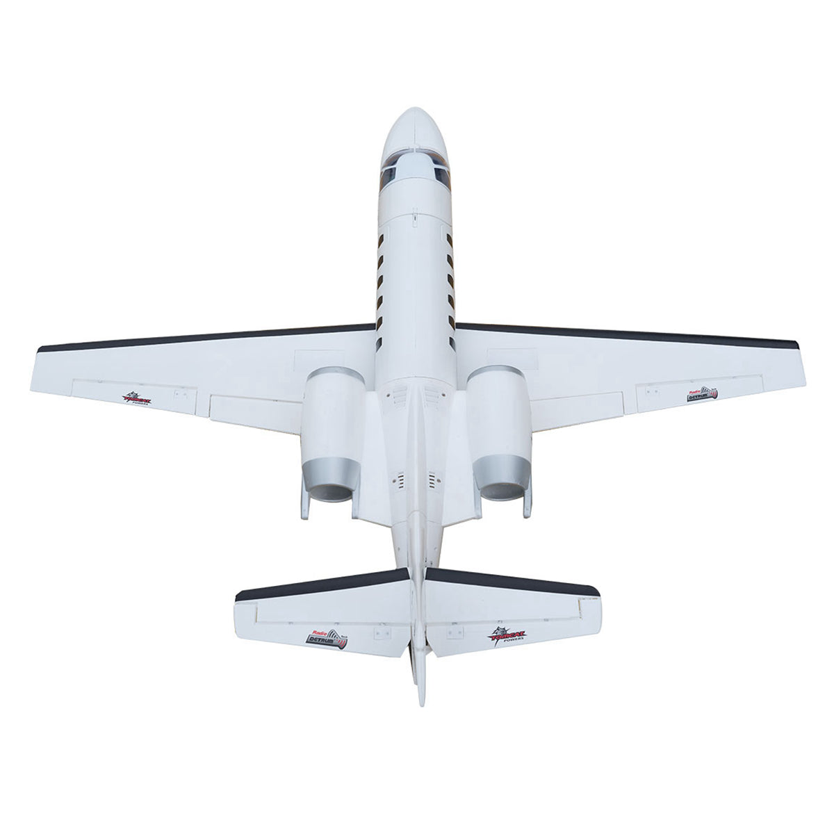 🌟🎉  Upgraded! Pre-Order Dynam Cessna 550 Turbo Jet V3 White 4S Twin 64mm RC EDF Jet w/ Flaps