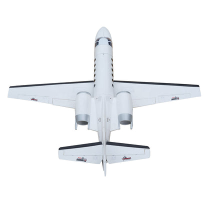 🌟🎉  Upgraded! Pre-Order Dynam Cessna 550 Turbo Jet V3 White 4S Twin 64mm RC EDF Jet w/ Flaps